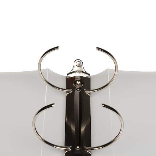 JAM Paper 3" Glass Twill Plastic 3-Ring Binder